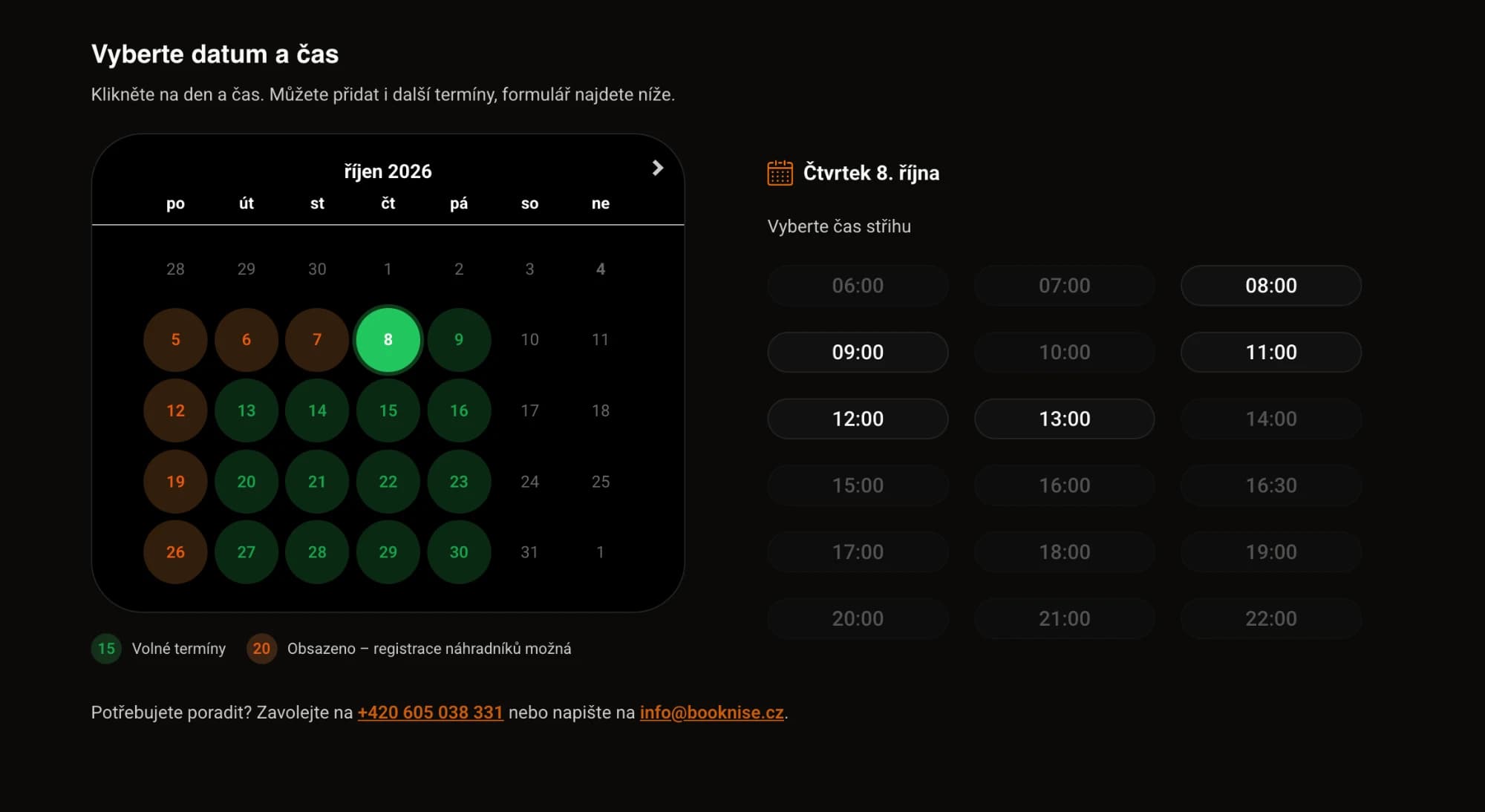 Online rezervácia: Jednoduchá online rezervácia